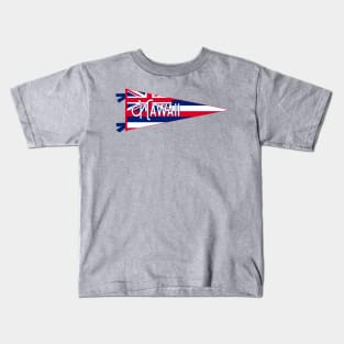 Hawaii Flag Pennant Kids T-Shirt